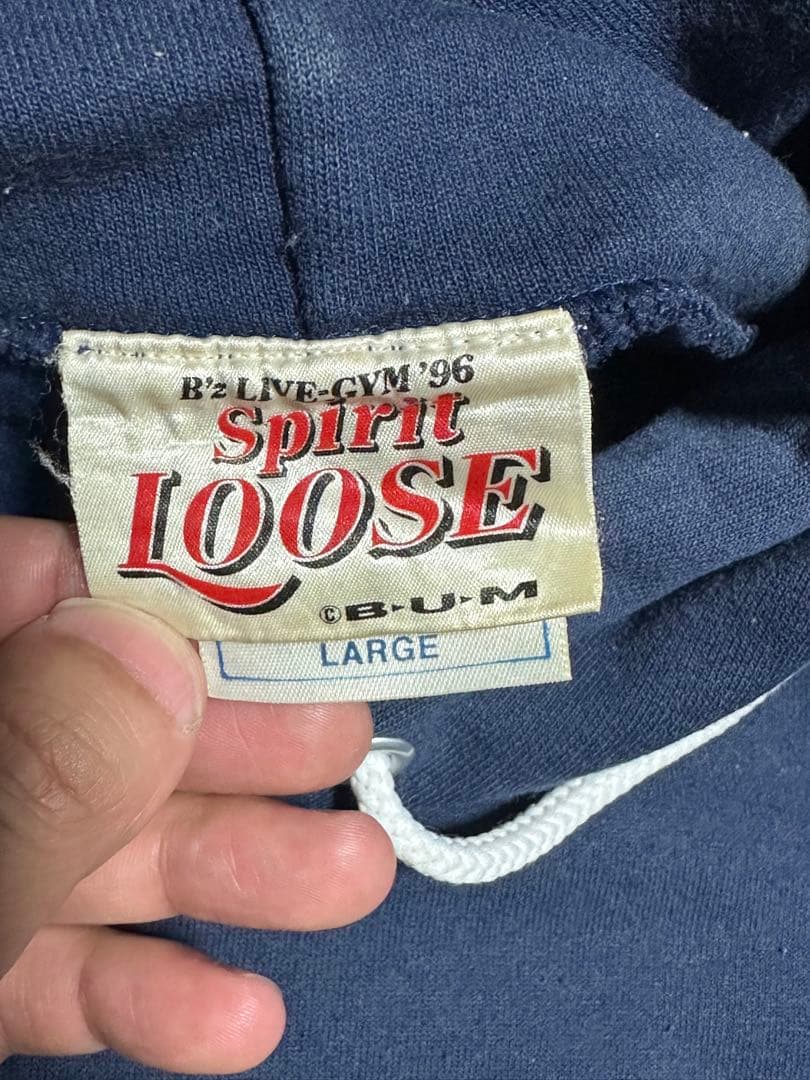 B'z LIVE-GYM 1996 spirit loose パーカー USA製