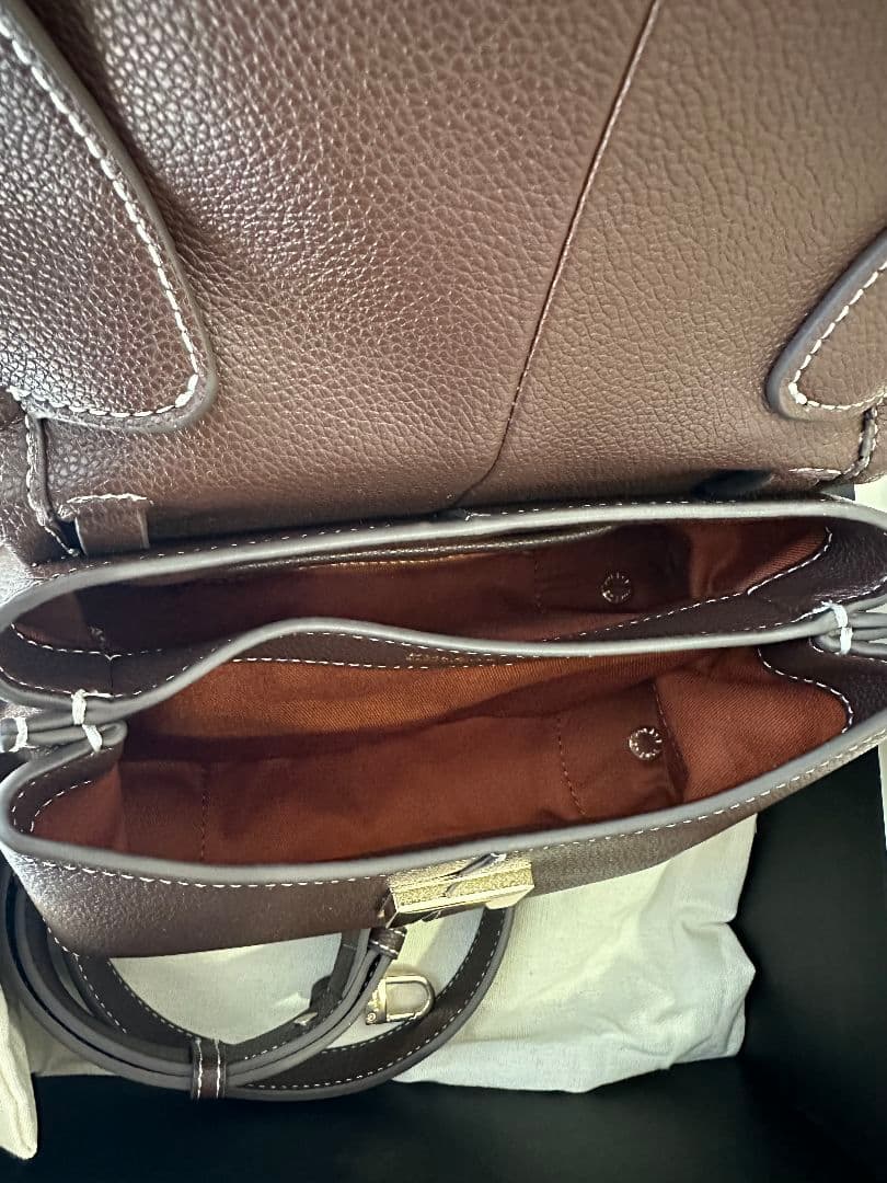 POLENE Mokki ポレーヌ ショルダーバッグ　2WAY エボニー レザー