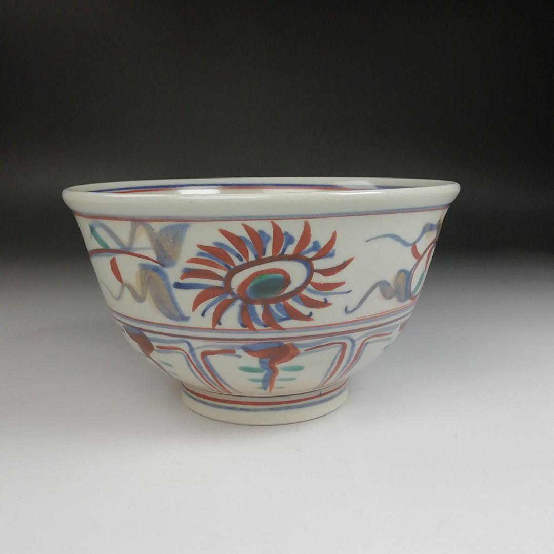 Ｔ３９　茶碗　『紅安南　茶碗』『宮川香せつ造』　共箱　抹茶碗　茶道具