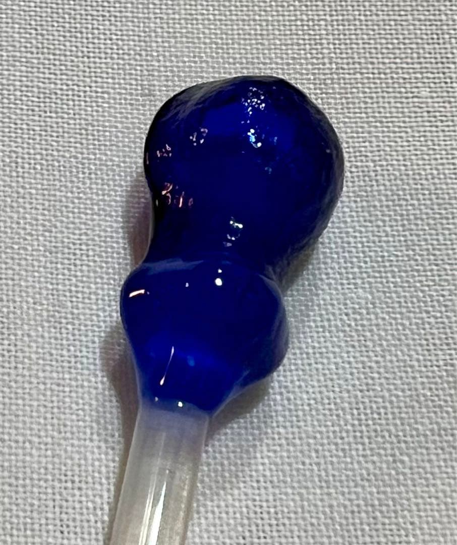 アンティーク　時代物ウラン和ガラス　かんざし　簪　和装小物　瓢箪碍子　江戸ガラス