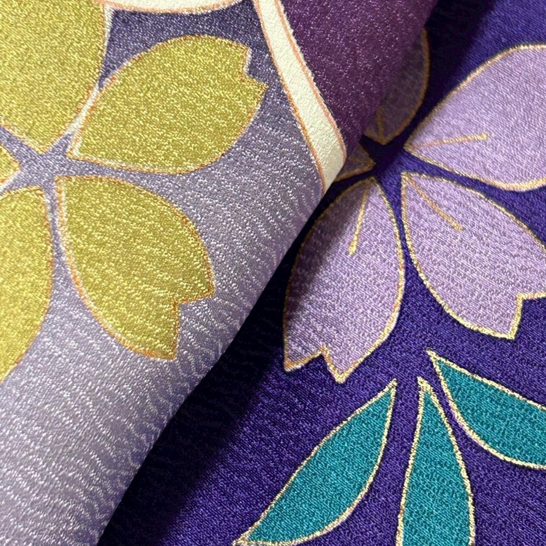 KP1772 振袖 身丈168cm 正絹 着物 成人式 トールサイズ