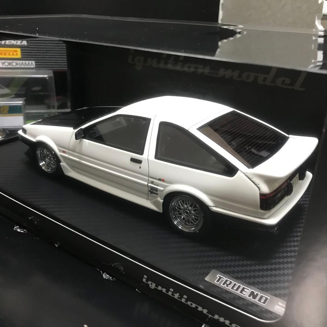 イグニッションモデル 1/18 AE86 3Door ストリート(ホワイト)