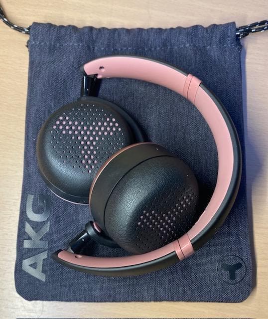 【超美品・希少】AKG BTヘッドフォンY500ピンク