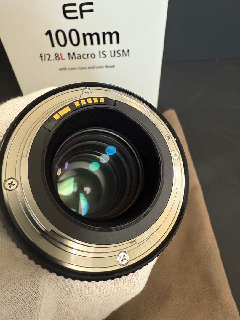 Canon EF100mm F2.8L Macro IS USM 超美品 元箱付