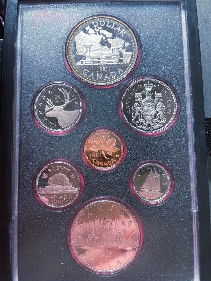 1981年  Canadianミント／プルーフセット・銀貨入り