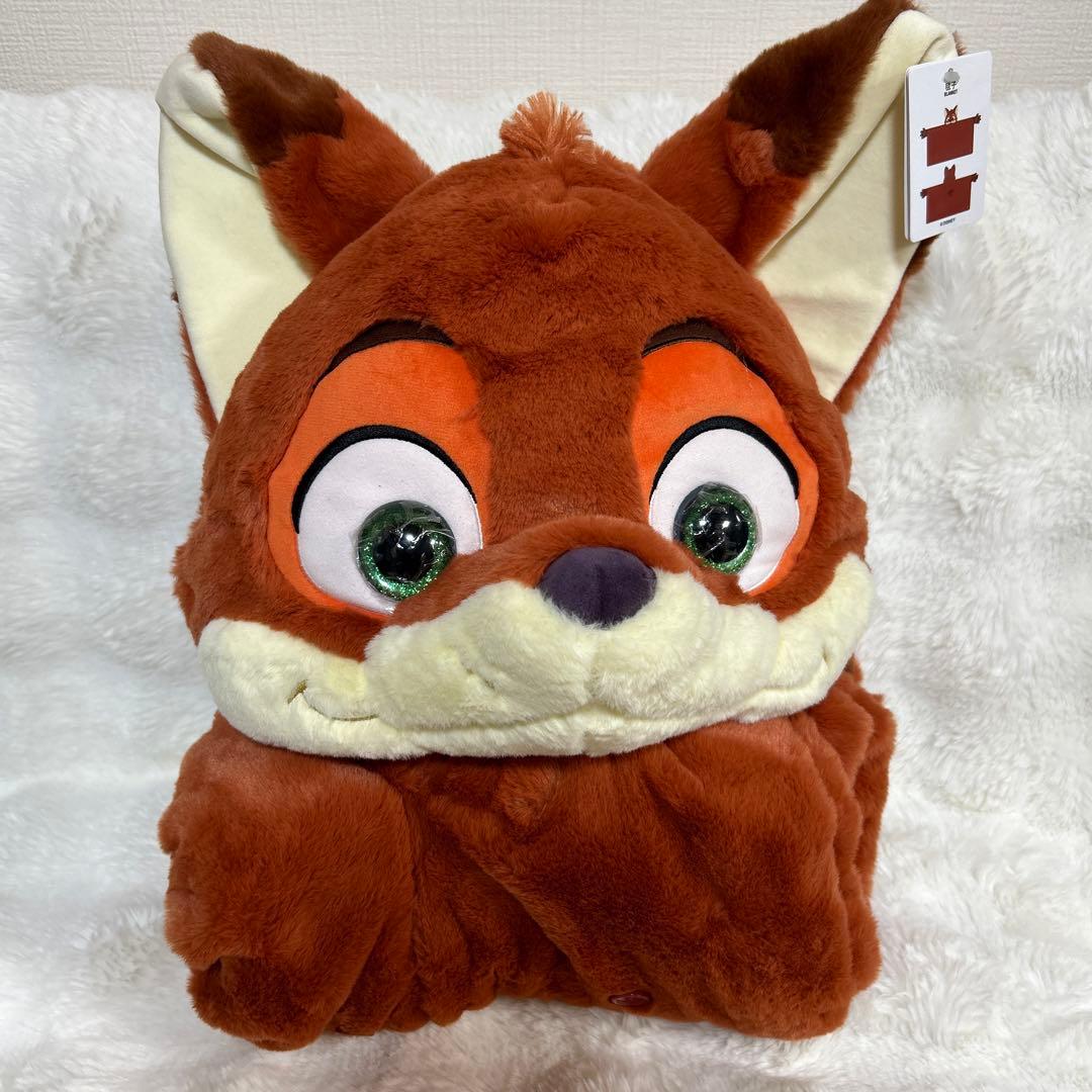 上海ディズニー　ズートピア　ニック　ブランケット　新作　新商品　なりきり
