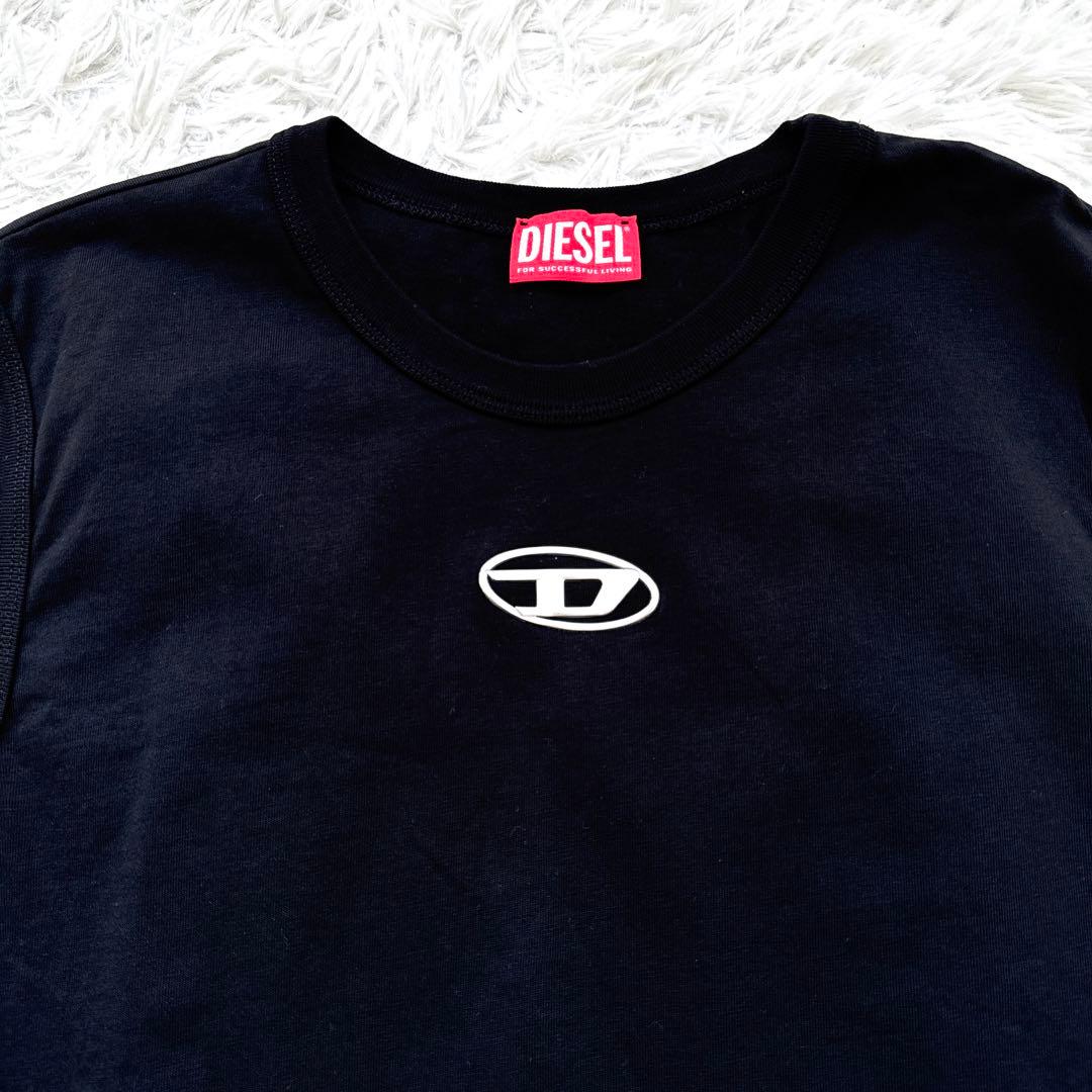 【美品✨】DIESEL ディーゼル オーバルD メタルロゴ タンクトップ XL