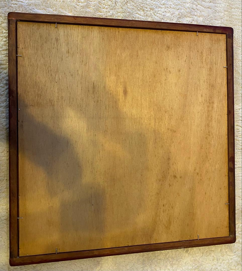 アンティーク　チャイニーズ　アートフレーム 水墨画パンダ サイズ54x55.5