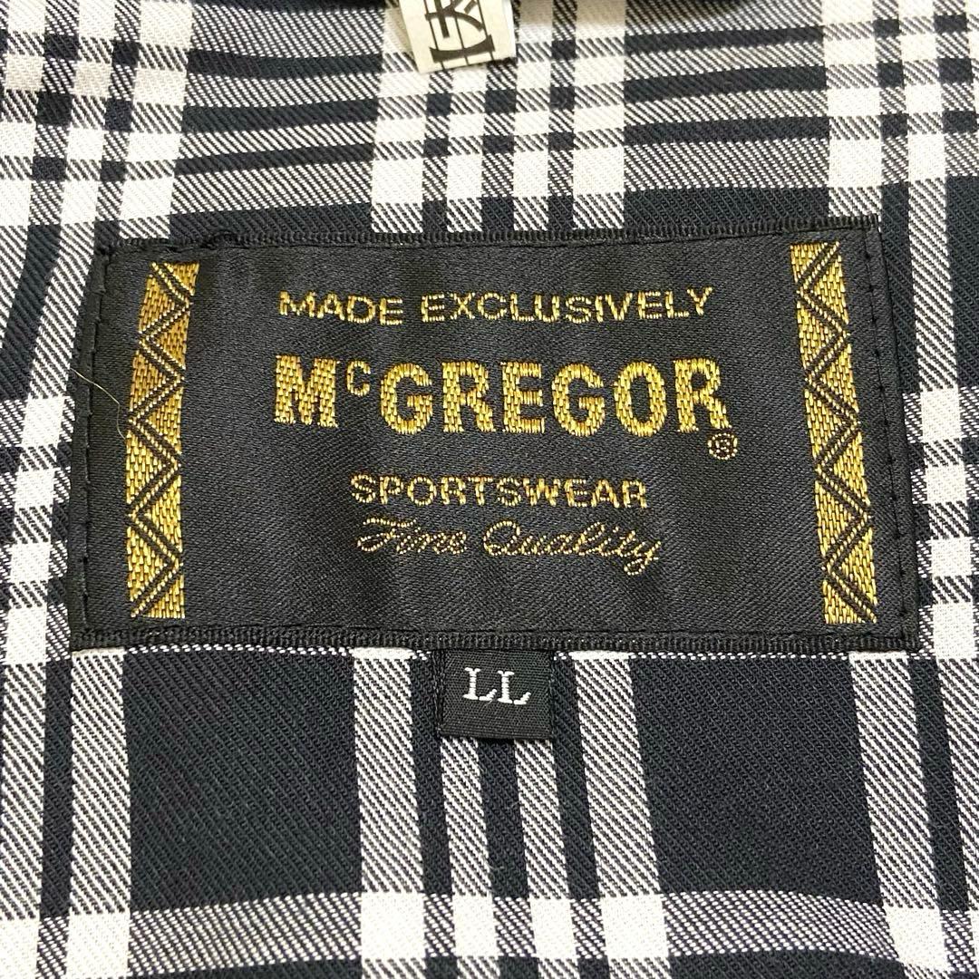 マックレガー スイングトップ ドリズラー ネイビー 裏地チェック G9型 LL