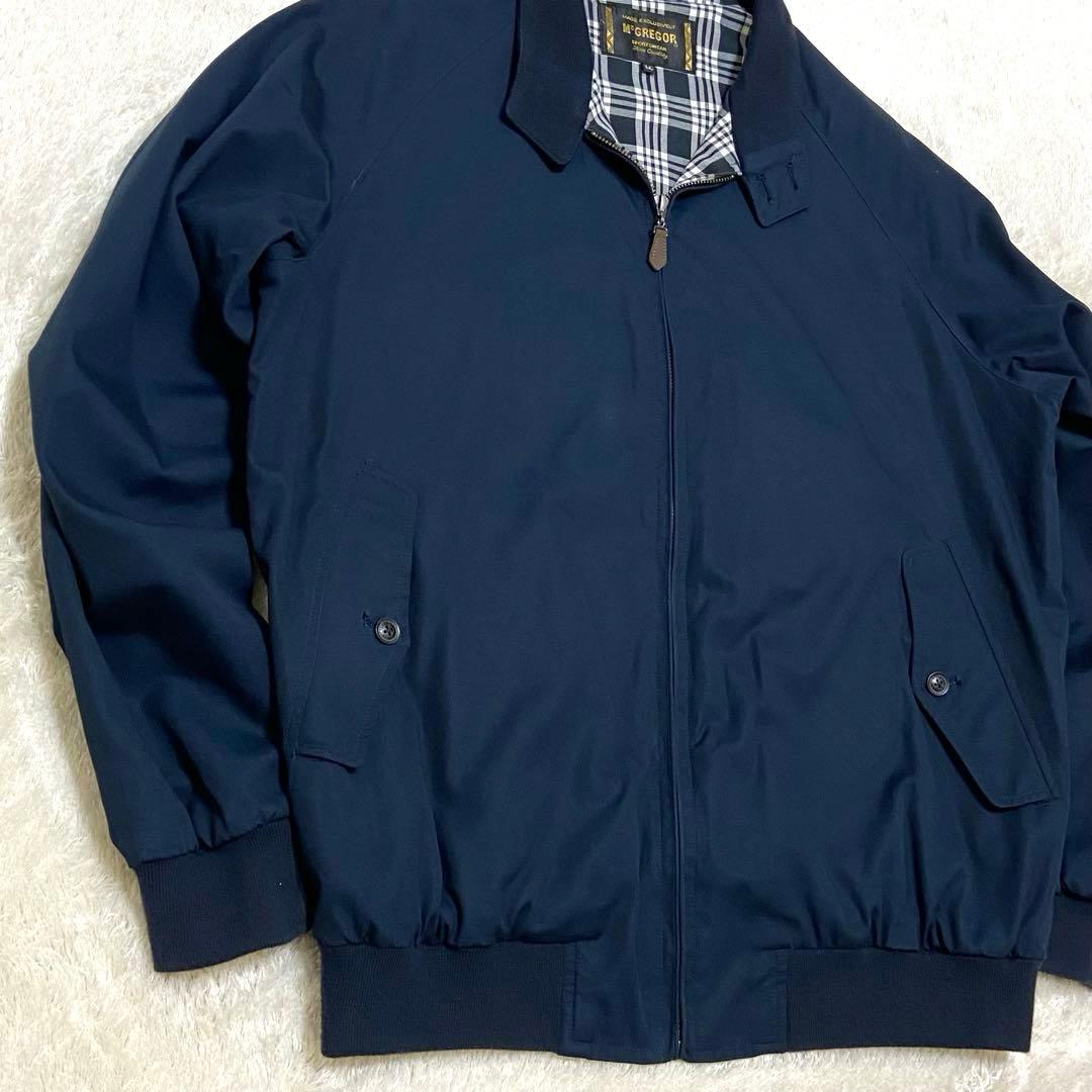 マックレガー スイングトップ ドリズラー ネイビー 裏地チェック G9型 LL