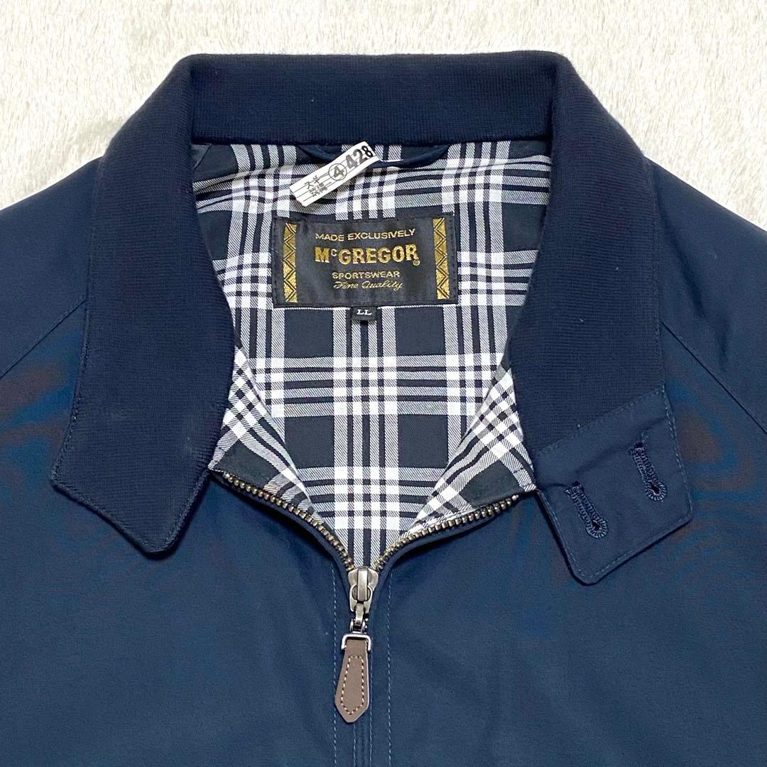 マックレガー スイングトップ ドリズラー ネイビー 裏地チェック G9型 LL