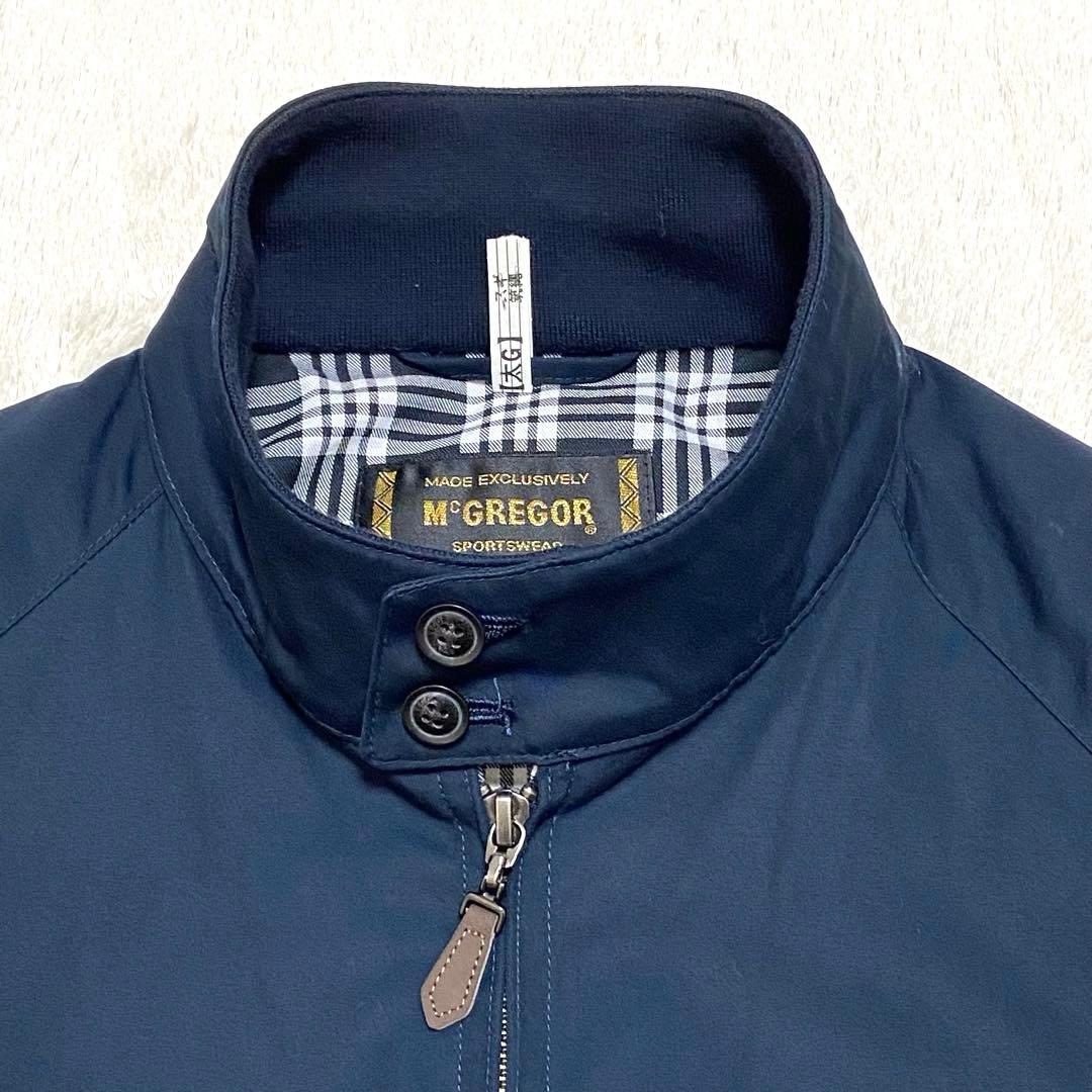 マックレガー スイングトップ ドリズラー ネイビー 裏地チェック G9型 LL