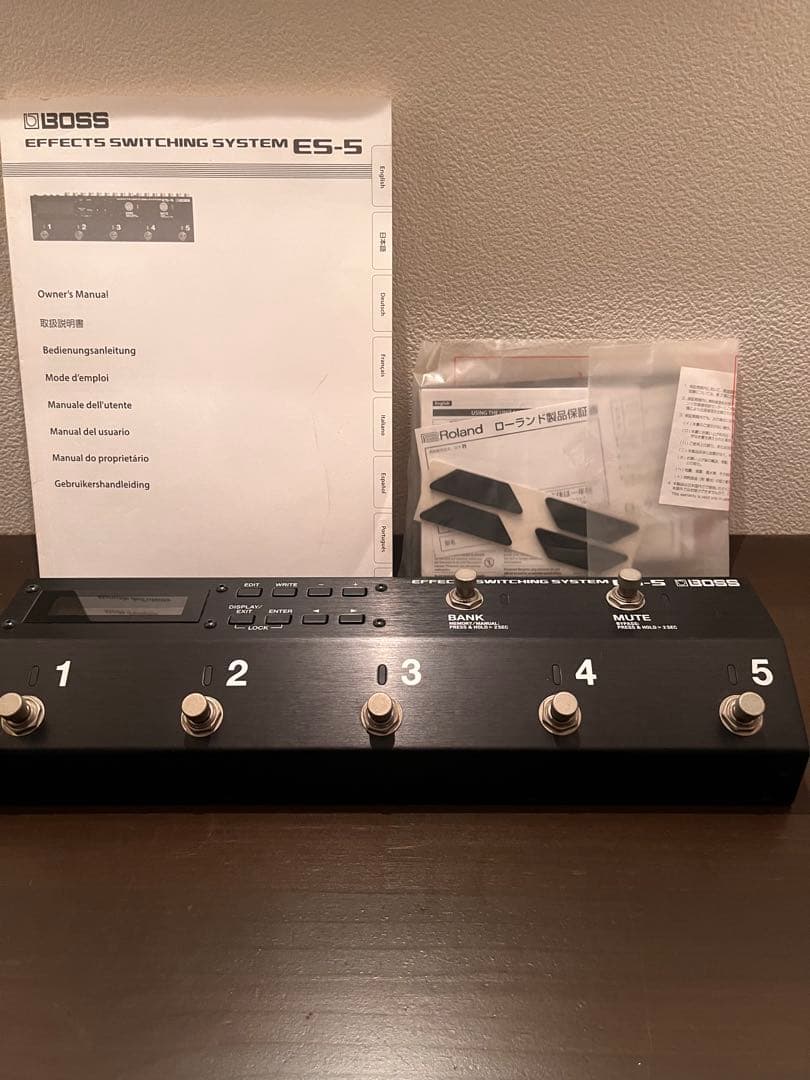 BOSS ES-5 スイッチャー　used アダプタ付き