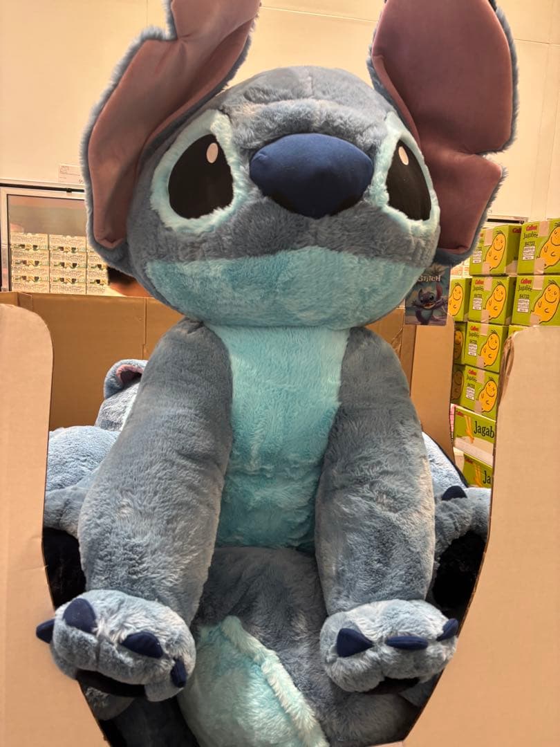 スティッチぬいぐるみ（ブランケット付）タグが切れてしまいました