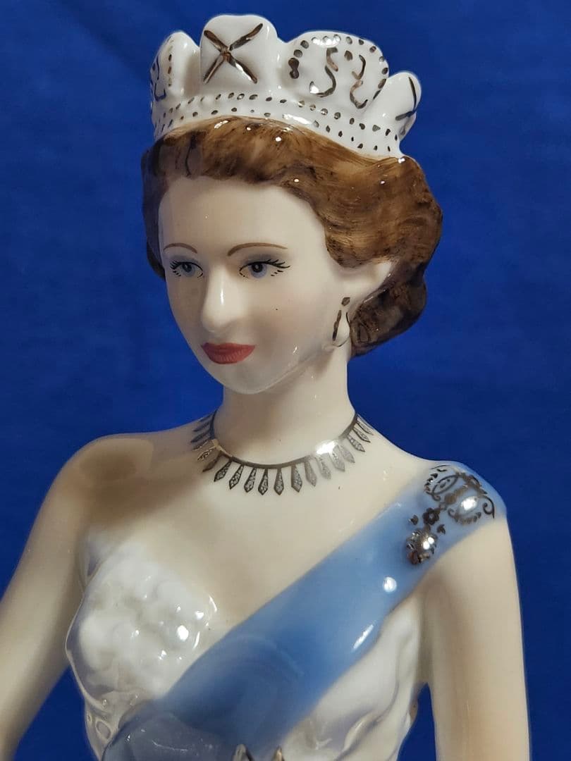 レア エリザベス女王 フィギュア ロイヤルウースター 1953年 フィギュリン