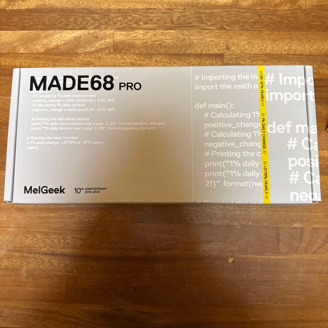 MADE68 PRO 日本語配列 ホワイトキーボード 本体