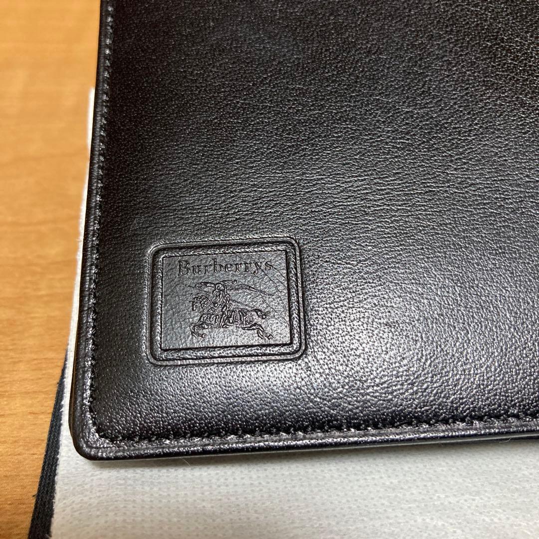 新品未使用　BURBERRY 折り財布　ノバチェック　レザー
