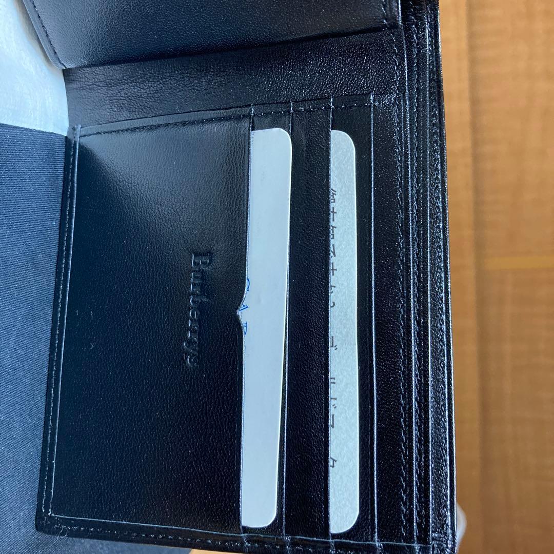新品未使用　BURBERRY 折り財布　ノバチェック　レザー