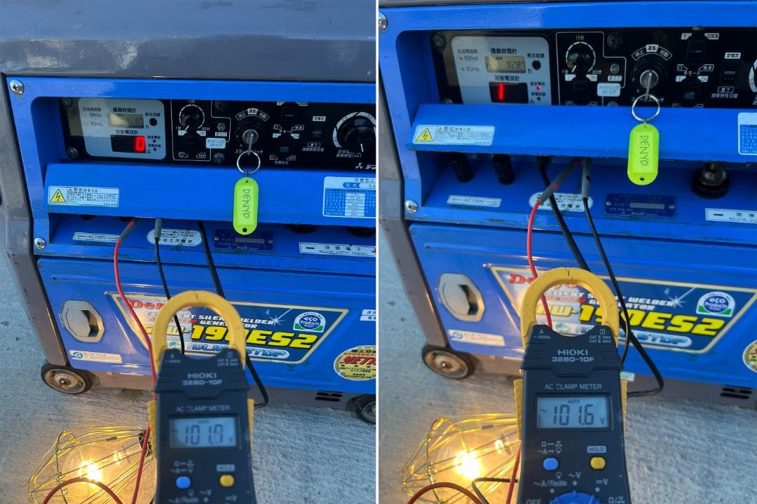 DENYO デンヨー 「GAW-190ES2」溶接機 & 発電機 12H2