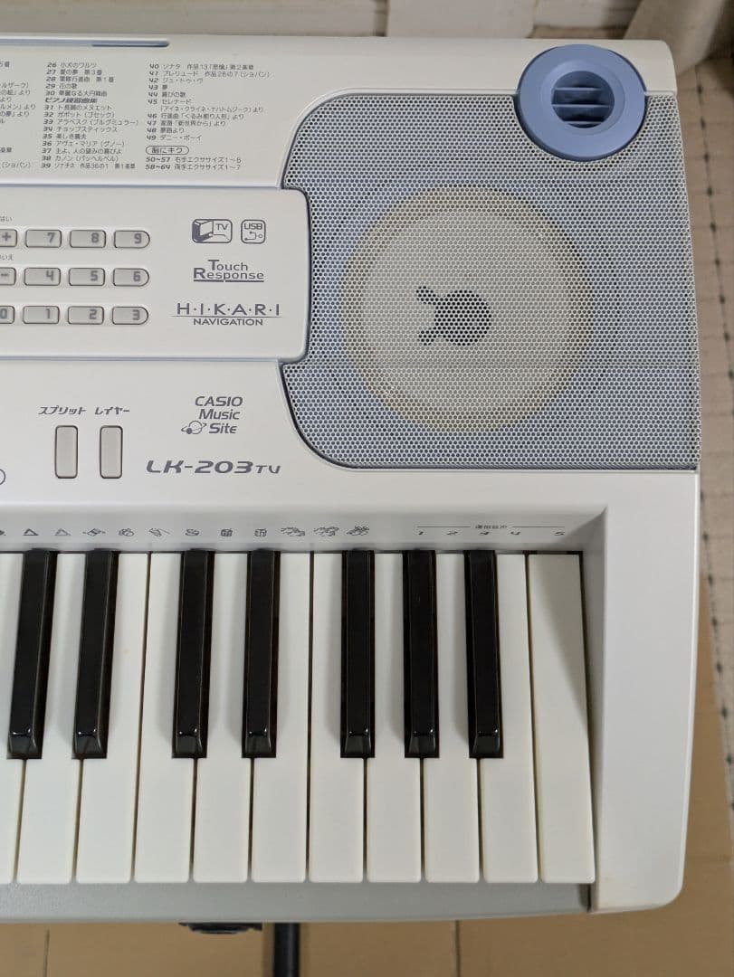 電子ピアノ LK-203TV カシオ　CASIO
