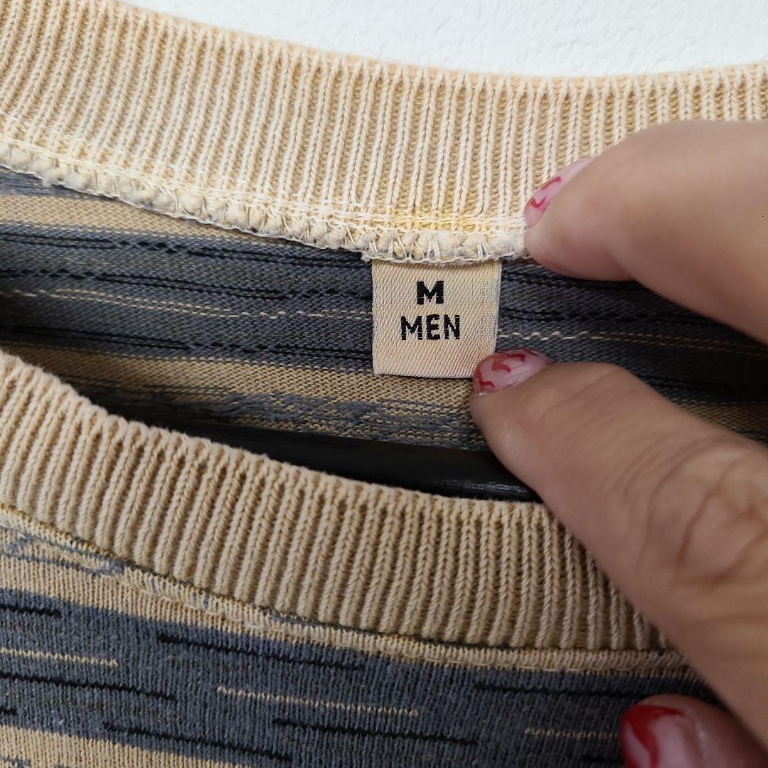 80s USA製 GRAMICCIグラミチ ジャガードボーダーT ポケットT