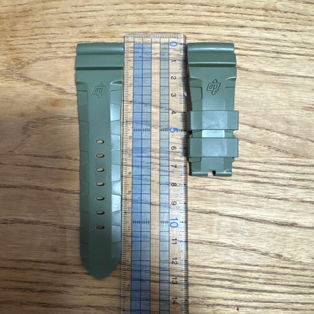 直営店購入　パネライサブマーシブル　ラバーベルト47mm用　ステンレスパイプ付き