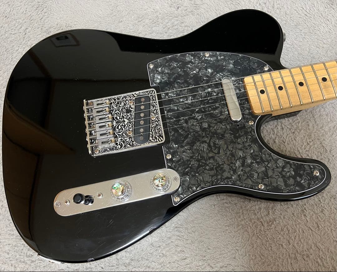 激レアESP？テレキャスター ブラック黒Telecaster エレキギター完動品