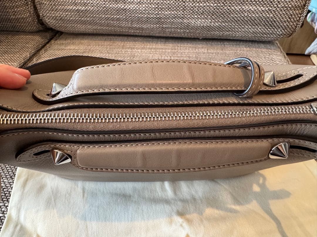 【美品】FENDI バイザウェイ　グレージュ　ミディアム