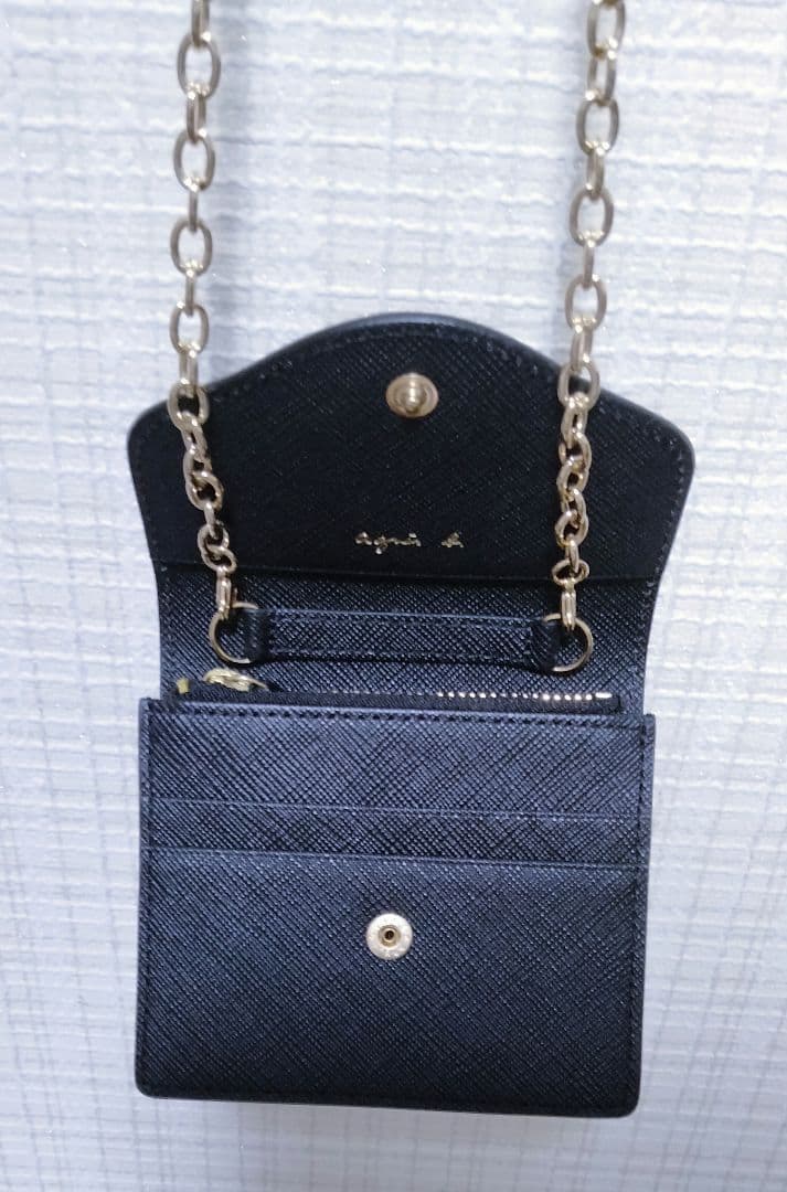 Agnes.b.(アニエスベー) チェーン付きケース チェーンウォレット