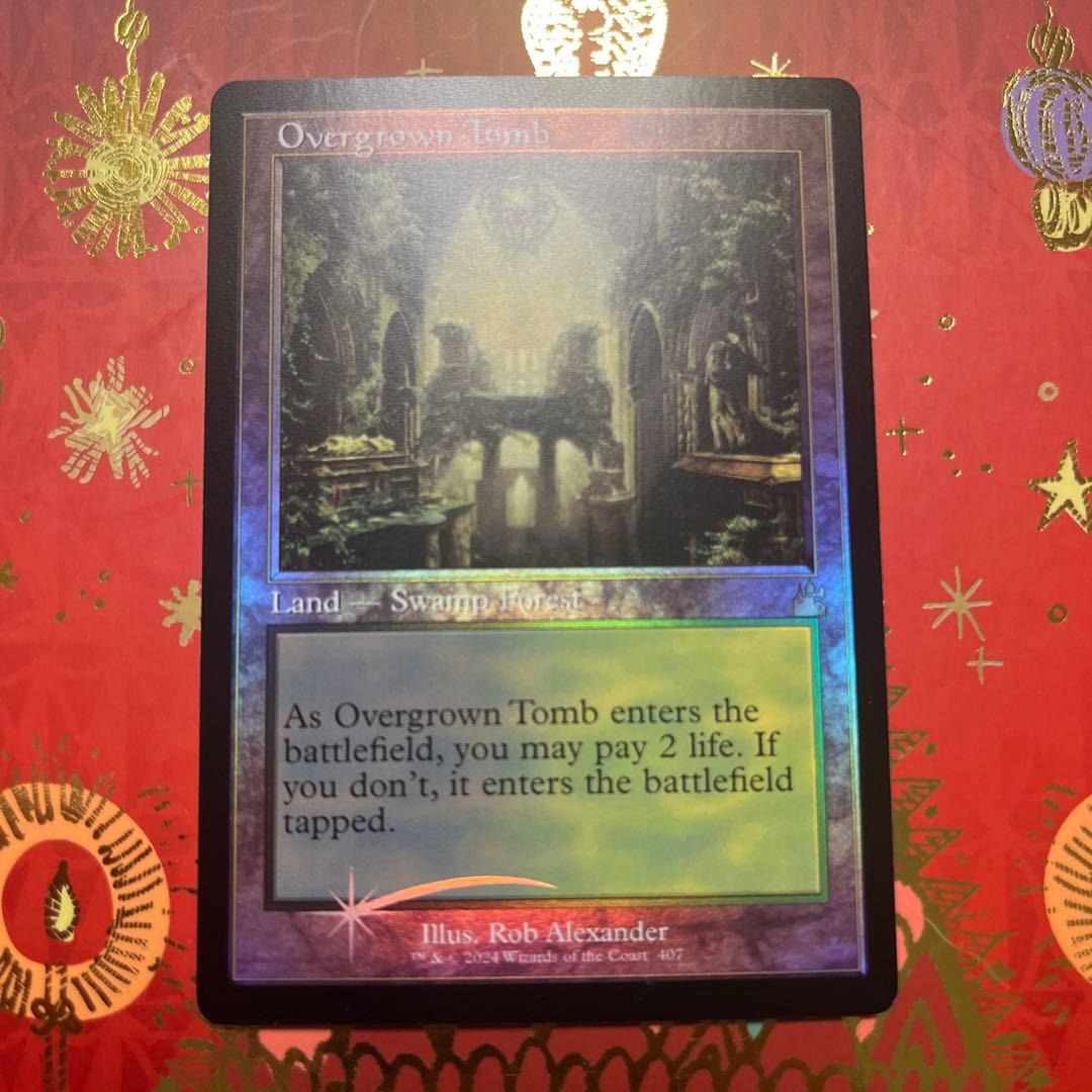 mtg 草むした墓　旧枠　foil 英語