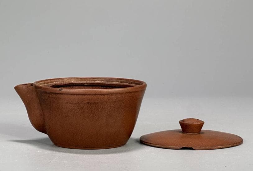 鉄画軒 戴玉屏製 紫砂 朱泥 急須