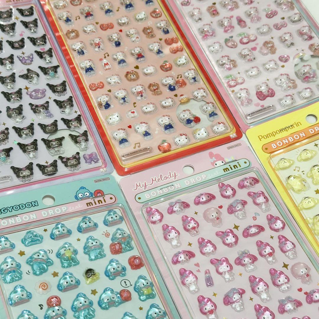 サンリオ　ボンボンドロップシールミニ　正規品