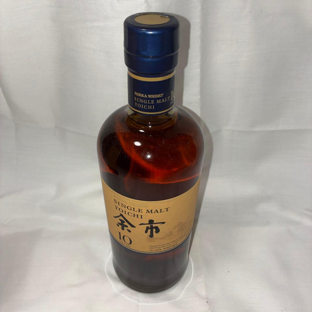 余市 シングルモルト 10年 700ml 箱付き 未開栓 ウイスキー