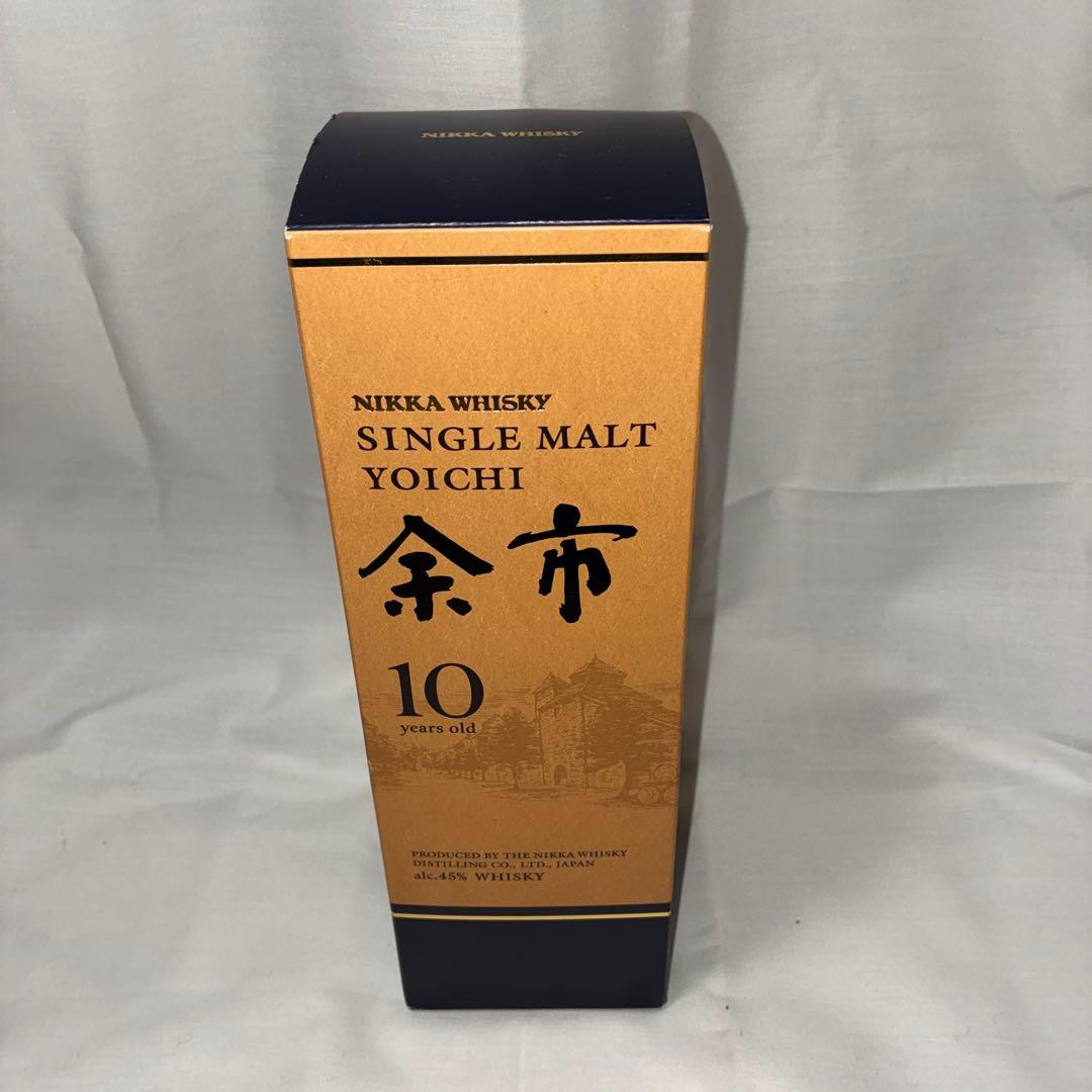余市 シングルモルト 10年 700ml 箱付き 未開栓 ウイスキー