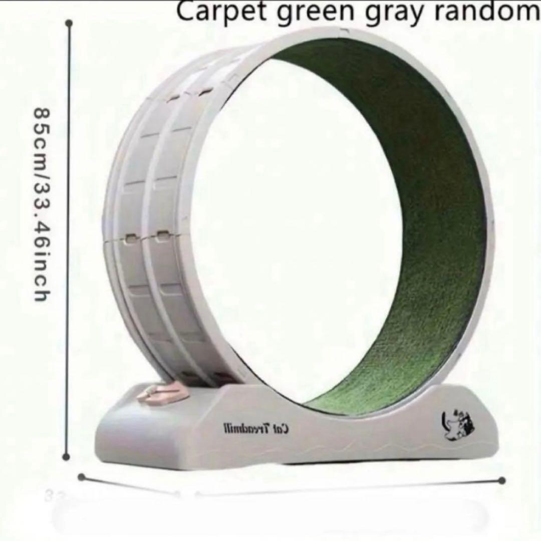 キャットローラー 運動不足 キャットホイール 猫 ペット ダイエットグレー 犬