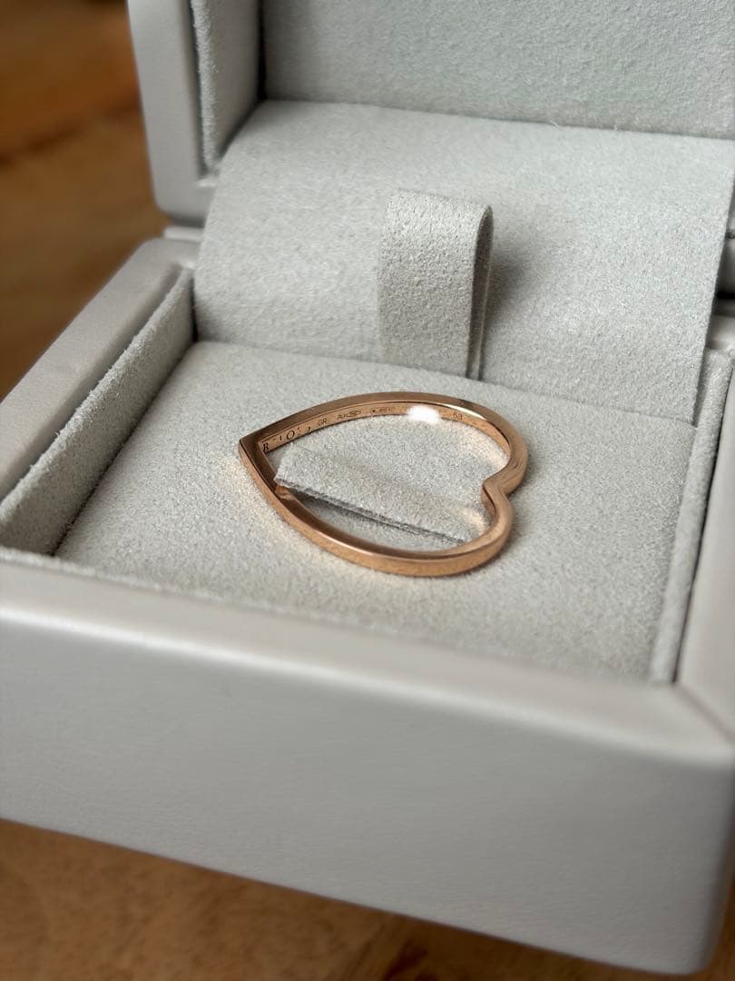 REPOSSI レポシ Antifer ハートリング 18K PG 53号