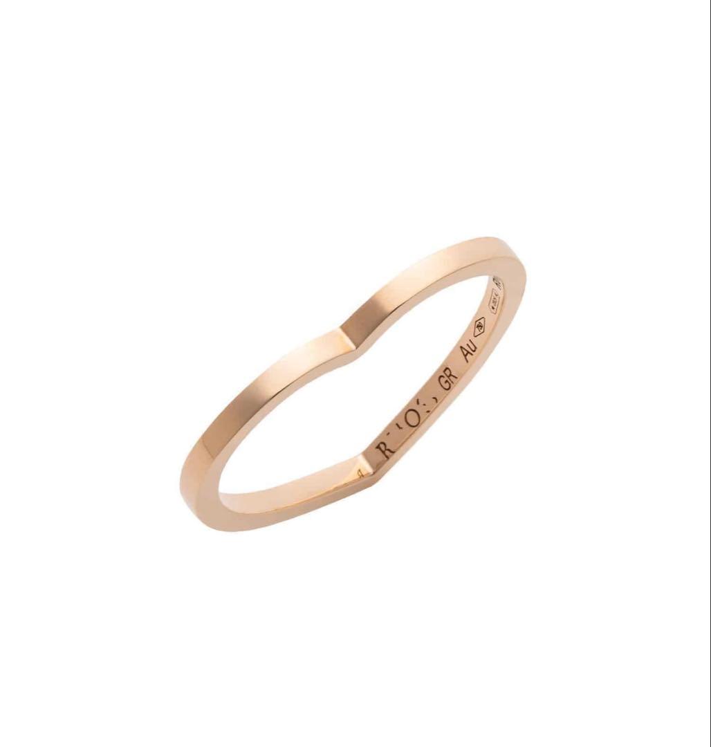 REPOSSI レポシ Antifer ハートリング 18K PG 53号