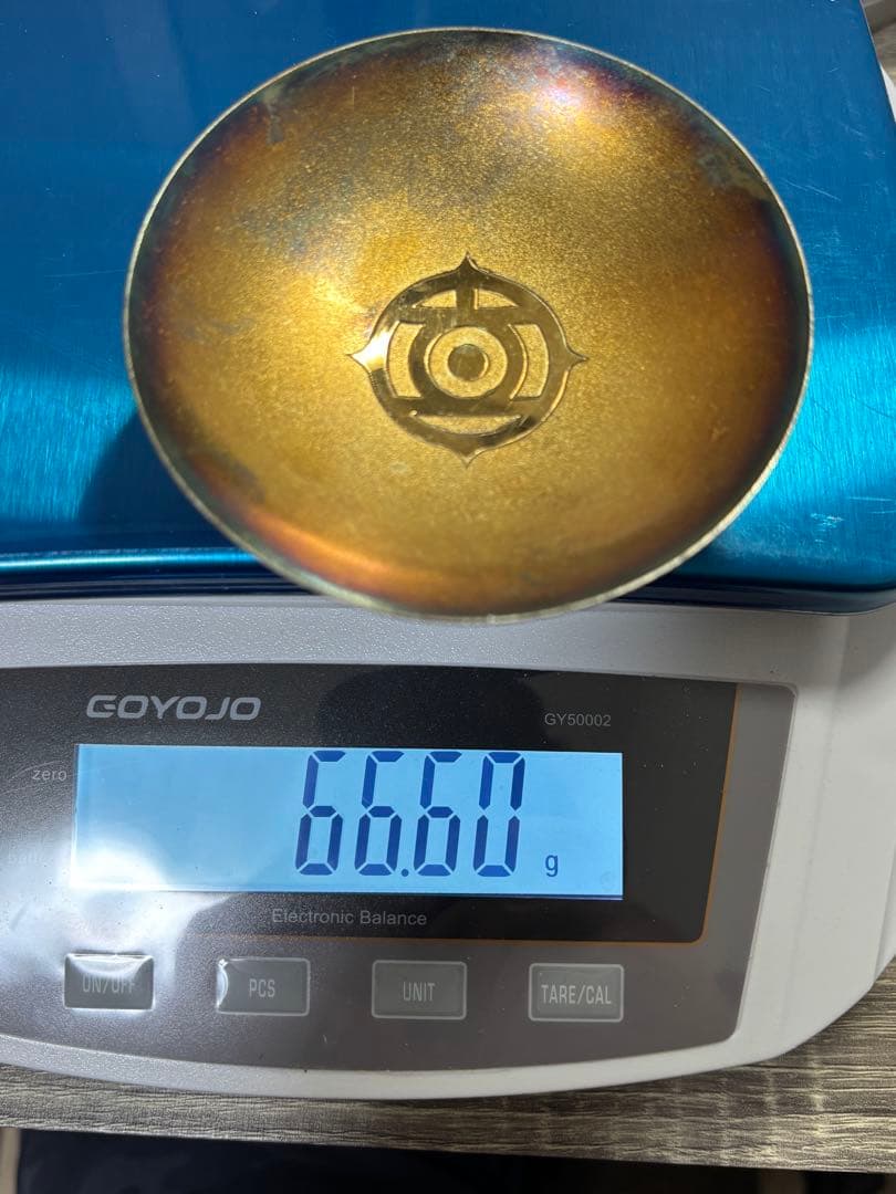 純銀盃、純銀杯66.6g！純銀刻印有り！鋳つぶしに投資用に！