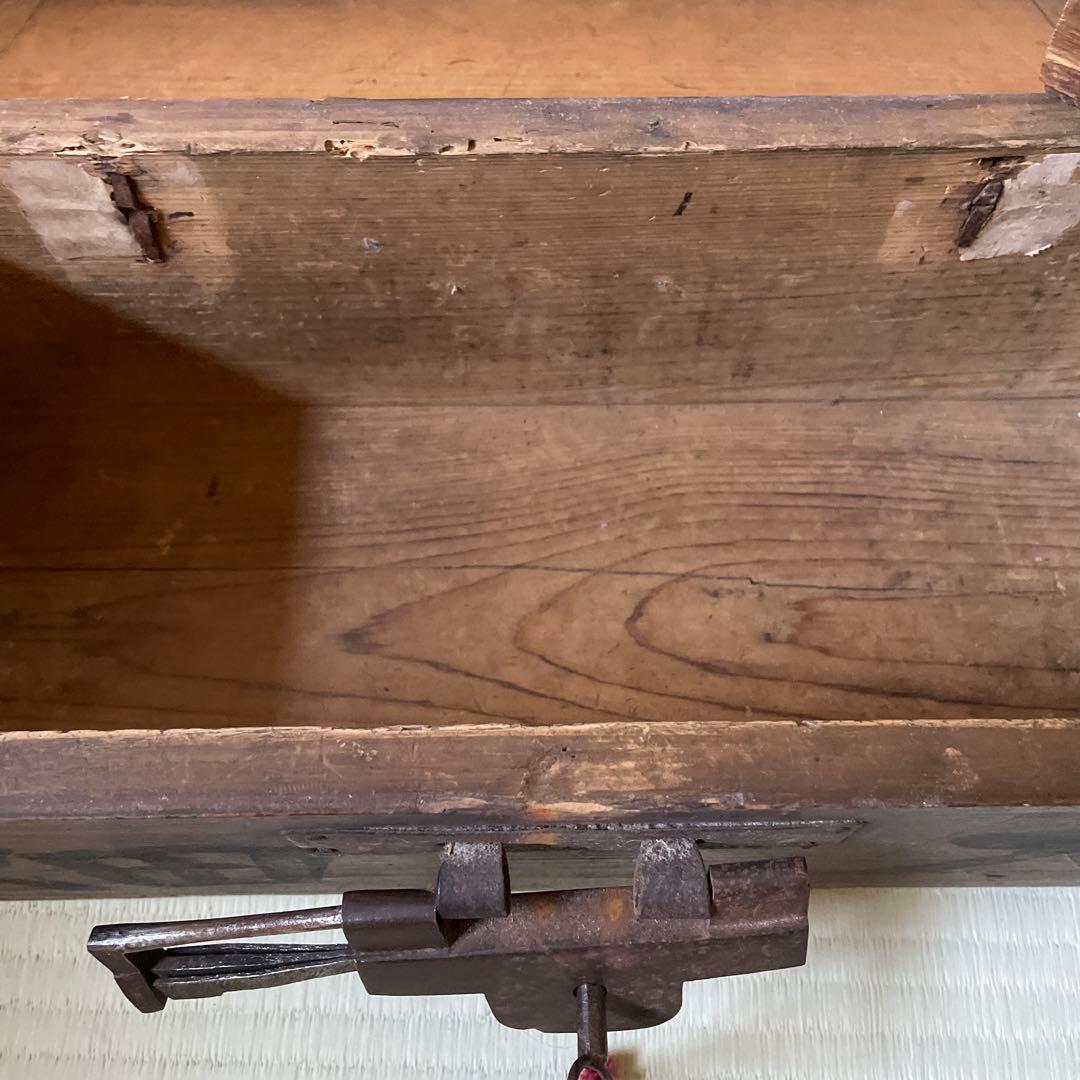 アンティーク銭箱　骨董品