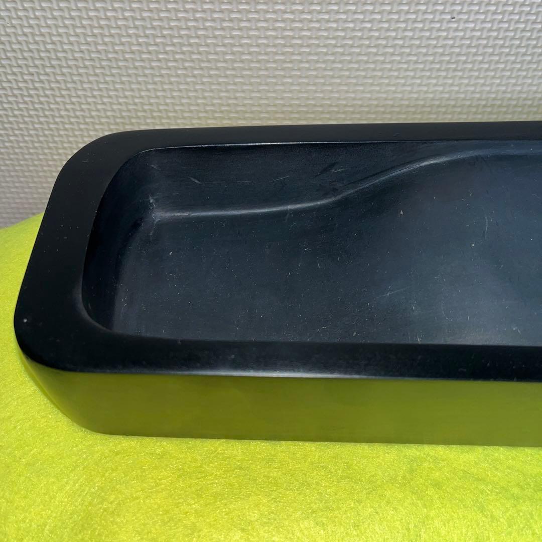 ⭕️土佐硯　正秋作　希少　3.2kg超大型長方研　美品　デカイ作品　厚みあり