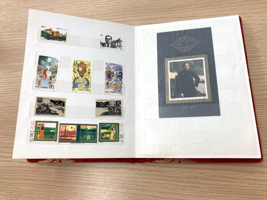 中国邮集　中国バラ切手