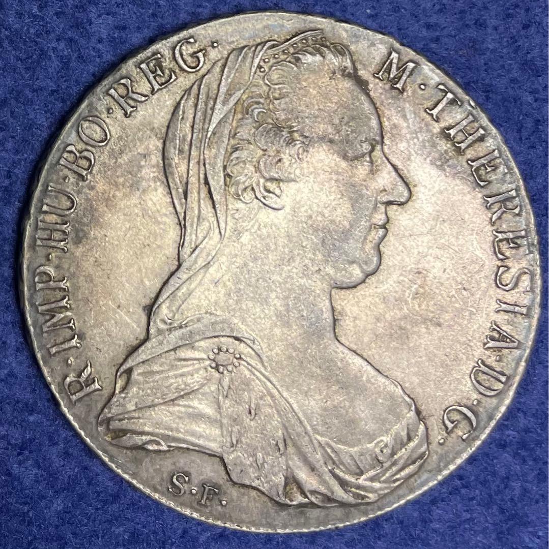 オーストリア銀貨 1780年 1ターレル 41mm 28.1g