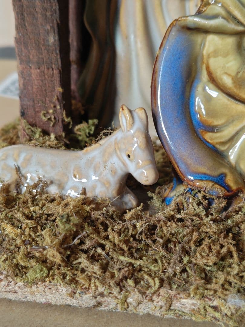 キリストの降誕 誕生シーン◎クリスマス◎フィギュア◎飾り◎陶器◎宗教