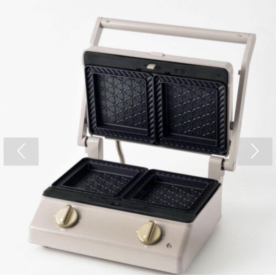 ブルーノ BRUNO ホットサンドメーカー ダブル レッド 2025株主