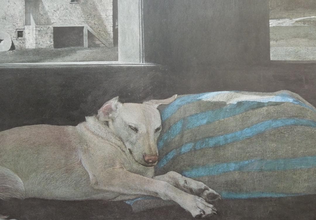 レア　210万円　真作　アンドリュー・ワイエス　直筆サイン　アメリカ　写実主義