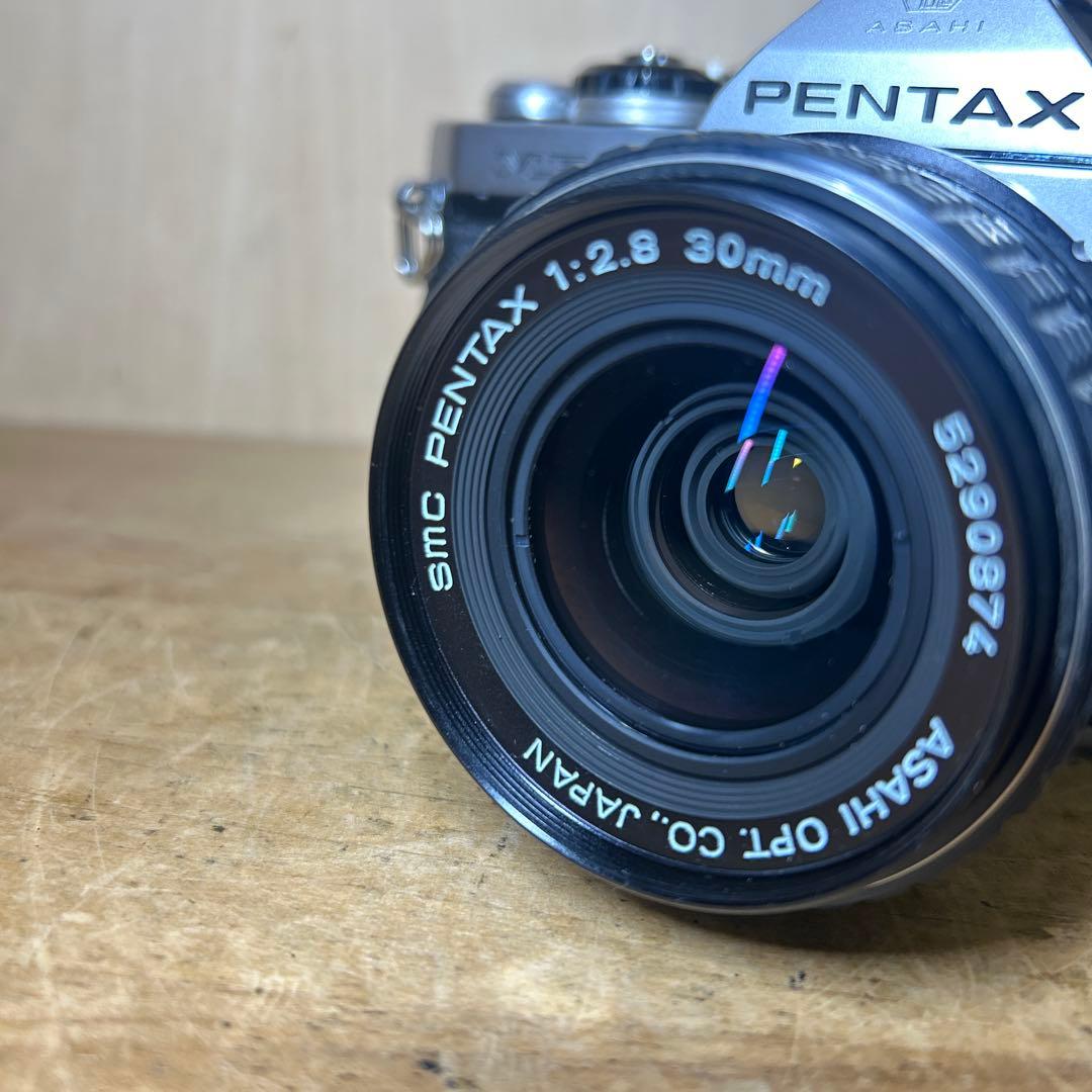 Pentax ME+希少レンズSMC Pentax 30 f2.8 完動極美品