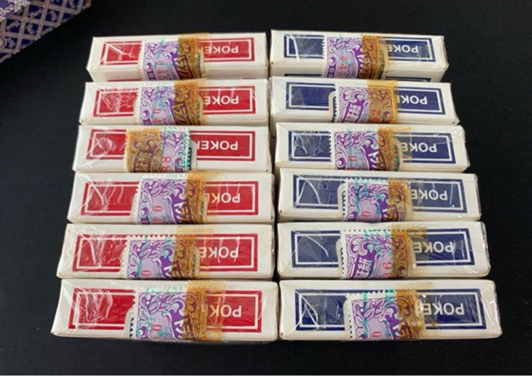 新品未開封 Bee オールドデック 6個 青3個 赤3個 トランプ類税証紙