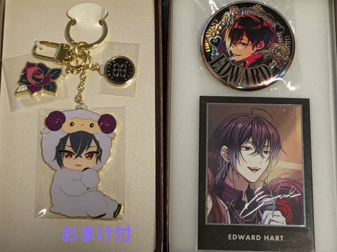 東京ディバンカー 東ディバ　エドワード　チャーム　缶バッジ　カード　サイン入り