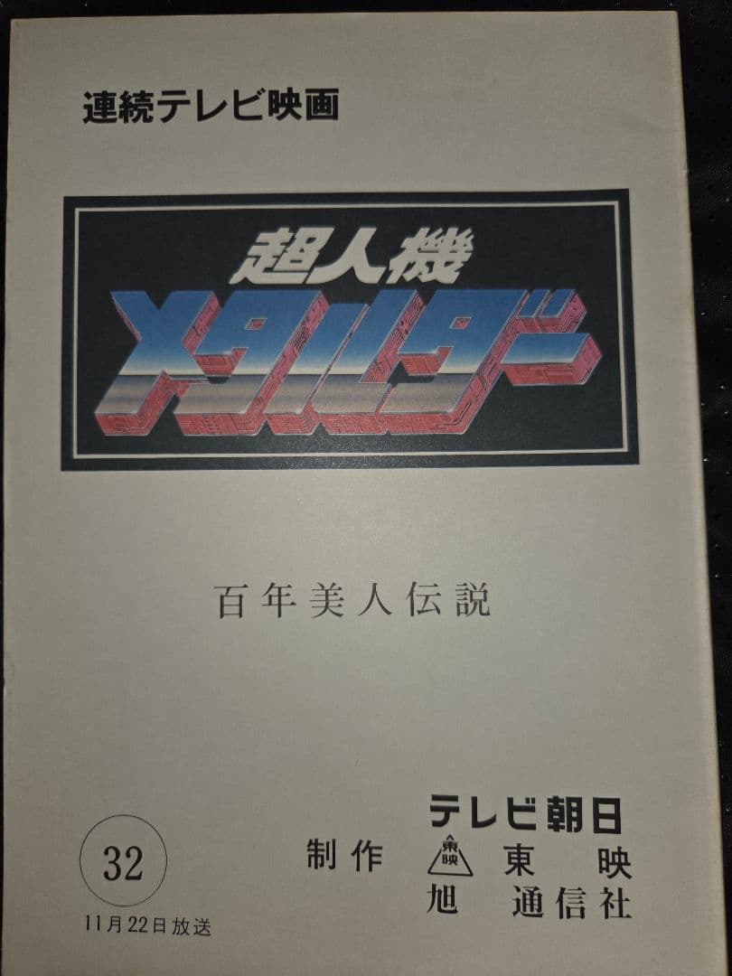 超人機メタルダー 第32話 台本