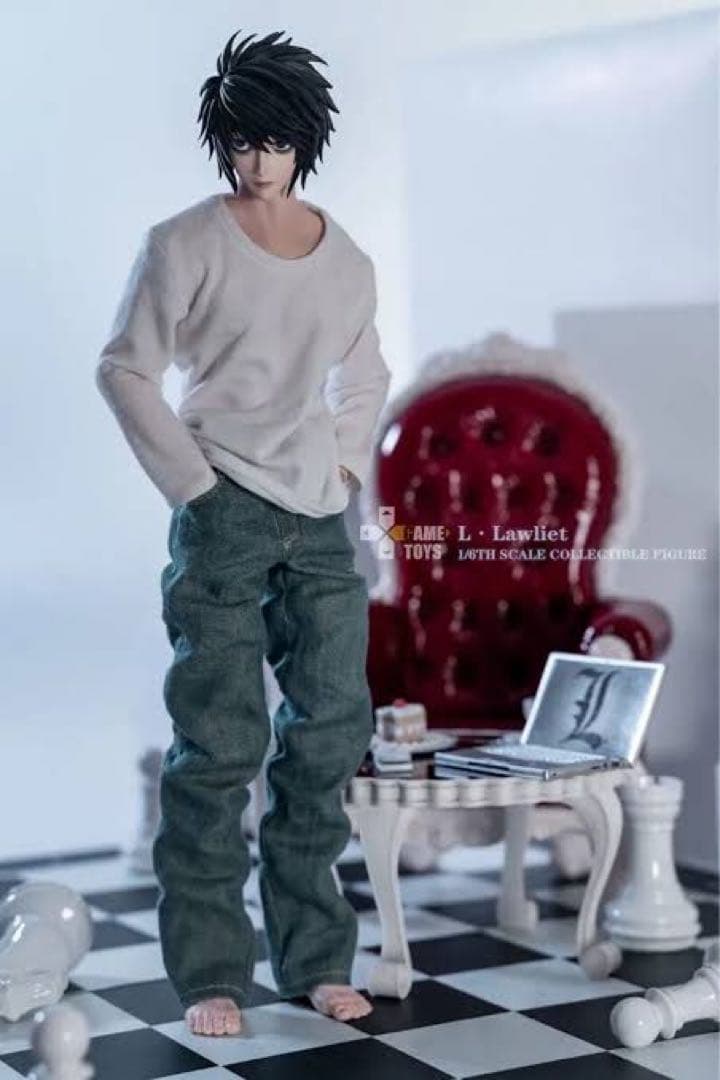 デスノート エル L 可動フィギュア　gametoys 新品　検品済み